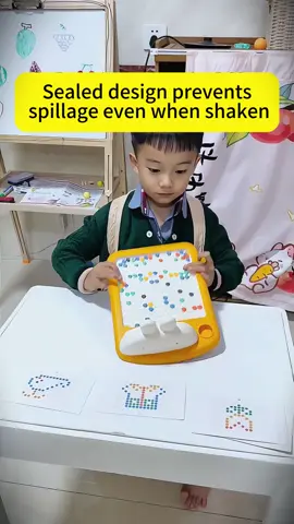 Magnetic drawing board with pen helps kids practice focus, hand control, and creativity. #toy #kids #gift #fun #tiktok #fyp
