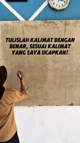 Tulislah kalimat dengan benar! #icebreaking #games #guru #siswa 