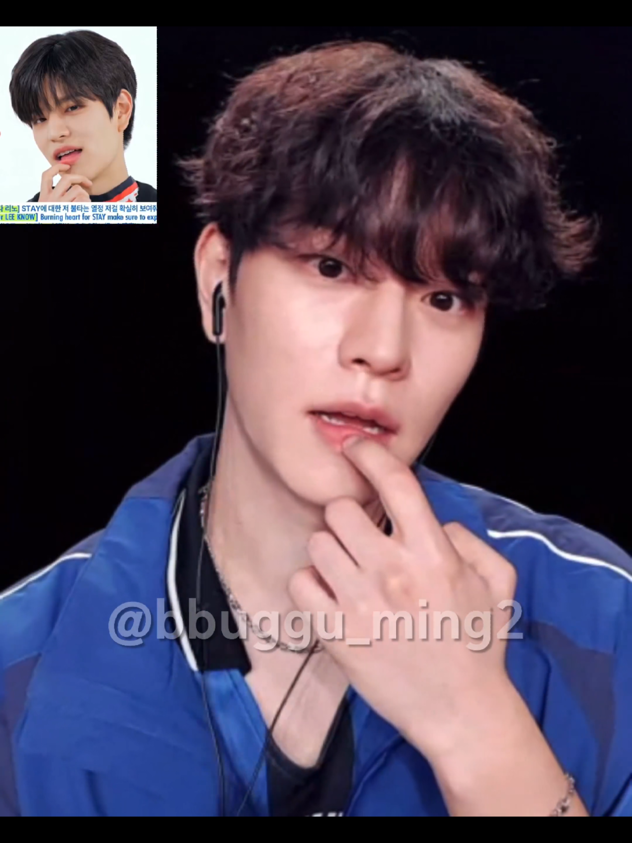 seungmin imitating old seungmin photos 🐶😍 #skzfanmeeting #seungmin 
