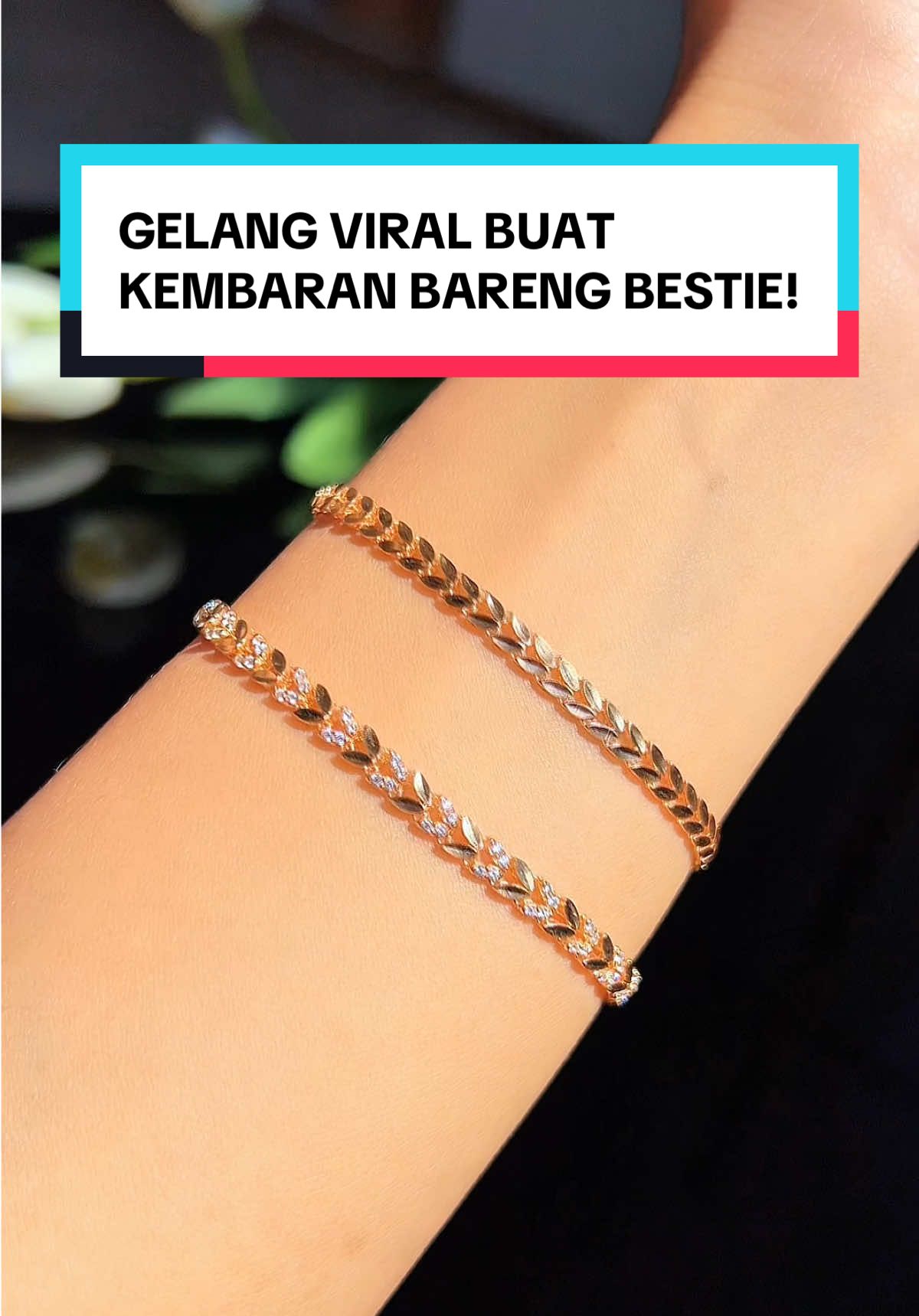 Tunggu apa lagi? Buruan beli gelang viral ini biar bisa kembaran sama bestie! Tag bestie kamu di komen biar check out bareng! 💫 #semarnusantara #tokoemas #gelangemas #emasviral #emasasli