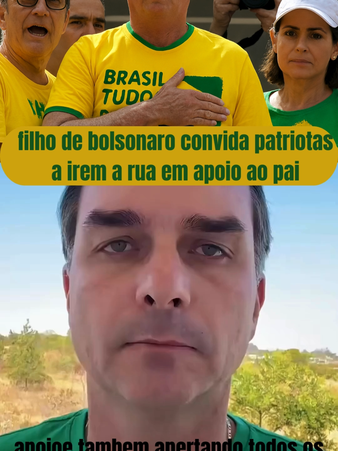 filho de bolsonaro convida patriotas a ultima manifestaçao    #viral #viraltiktok #bolsonaro #presidente #brasil #bolsonaro2022 #22