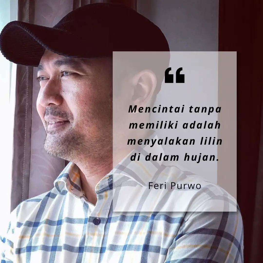 Ada cinta yang lahir bagai api, menyala-nyala dalam dada, namun tak pernah boleh didekati. Semakin ingin disentuh, semakin panas membakar. Semakin ingin digenggam, semakin melukai. Dan di situlah manusia belajar: betapa menyiksa rasanya bertahan, bukan untuk memiliki, tapi justru untuk menjauh dari sesuatu yang paling diinginkan. Betapa pahit rasanya, mencintai seseorang yang wajahnya menjadi doa, namun namanya justru menjadi kutukan di bibir. Menyimpan kerinduan yang setiap malam mengguncang, tapi tak pernah bisa disampaikan. Mengucapkan selamat tinggal dalam hati, bahkan ketika tubuh masih berdekatan. Cinta yang tak bisa dimiliki adalah neraka yang paling sunyi. Ia bukan sekadar perih, tapi cambuk yang memukul batin, mengoyak jiwa, hingga yang tersisa hanyalah serpihan-serpihan luka. Orang bisa tertawa di luar, tampak tegar di hadapan dunia, tapi di dalam dirinya, ada perang yang tak henti-henti. Mungkin begini rasanya mencintai dengan buta: tahu bahwa melangkah hanya akan berujung pada kehancuran, tapi hati tetap ingin berlari. Tahu bahwa meraih hanya akan mencederai banyak jiwa, tapi tangan tetap ingin menggenggam. Dan akhirnya, satu-satunya pilihan hanyalah bertahan untuk tidak memiliki, meski itu artinya membiarkan diri sendiri terluka berkali-kali. Apa gunanya cinta, bila harus ditekan sekuat tenaga agar tidak meluber? Apa gunanya hati, bila hanya dipenuhi jeritan yang tak pernah bisa keluar? Apa gunanya rindu, bila akhirnya hanya menjadi racun yang diminum sendiri? Bertahan untuk tidak memiliki, adalah menyayat diri pelan-pelan. Seperti bunga yang mekar hanya untuk dipetik angin, bukan tangan. Seperti langit yang luas, tapi hanya bisa ditatap, tidak pernah bisa dipeluk. Seperti rumah yang didatangi ribuan kali dalam mimpi, tapi tidak pernah nyata di kehidupan. Dan setiap malam, ada dialog lirih dengan diri sendiri: “Mengapa harus jatuh pada yang tidak bisa dimiliki?” “Mengapa harus berharap pada pintu yang sudah terkunci?” “Mengapa harus berkorban demi rasa yang bahkan tidak pernah diakui?” Namun cinta memang aneh, ia tak mengenal logika. Ia datang tanpa mengetuk, menetap tanpa izin, lalu pergi meninggalkan luka yang panjang. Akhirnya, bertahan untuk tidak memiliki adalah jalan satu-satunya. Meski berarti harus merobek dada sendiri agar orang lain tetap utuh. Meski berarti harus mematahkan sayap sendiri agar orang lain tetap bisa terbang. Meski berarti harus menjadi korban dari cinta yang tak pernah bisa dilanjutkan. Di titik inilah seseorang akan sadar: bahwa tidak semua cinta ditakdirkan untuk bersatu. Ada cinta yang hanya ditakdirkan untuk diuji. Ada cinta yang hanya ditakdirkan untuk disimpan dalam rahasia. Ada cinta yang hanya ditakdirkan untuk membentuk luka— agar jiwa belajar, bahwa tidak semua yang diinginkan boleh dimiliki. Dan di ujung semua penderitaan, hanya doa yang bisa dipanjatkan: “Ya Tuhan, biarkan rasa ini tetap hidup dalam diamku, biarkan aku bertahan dalam luka yang tak pernah dimengerti, karena mungkin di situlah Engkau sedang mengajariku— bahwa cinta sejati bukanlah tentang memiliki, melainkan keberanian untuk tidak mengambil apa yang bukan hakku.” ~ @feripurwo untuk @ruangrasaofficial  #feripurwo #theferipurwo #fyp #lovestory #ceritacinta 