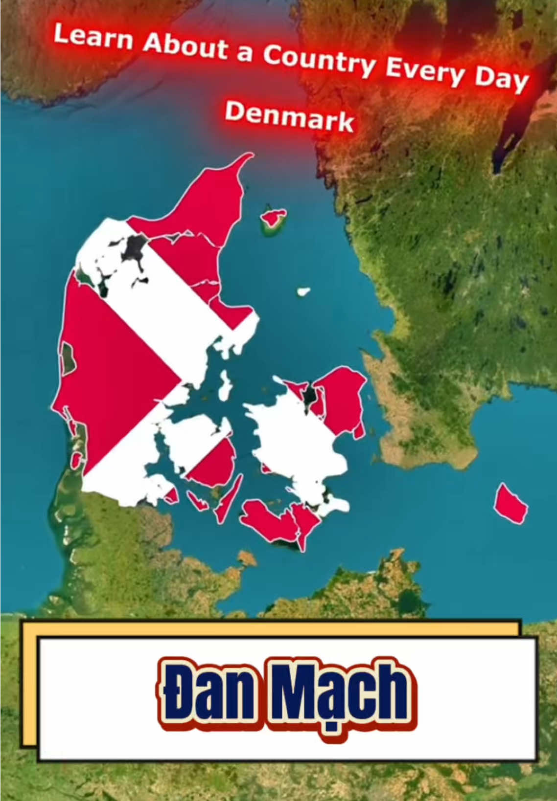 Tìm hiểu một quốc gia mỗi ngày: Đan Mạch #kienthucthuvi #Denmark #LearnOnTikTok #viral #fyp 