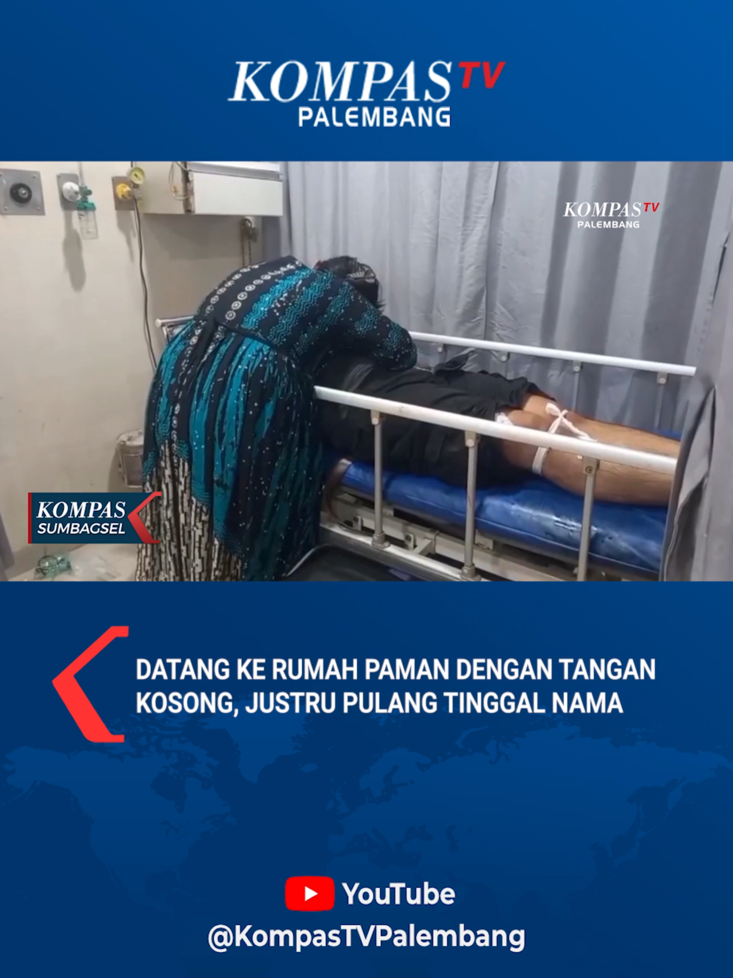 Pilunya Istri, Suami Tewas Ditikam Paman Sendiri Saat Datang dengan Tangan Kosong #palembang#keluarga#istrI
