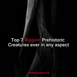 Top Biggest Prehistoric Creatures ever lived based in any aspect  #DidYouKnow #dinosaur #timetravel #foryou #extinctanimals 