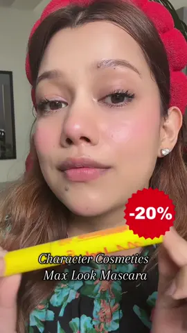 Voluminous and Lengthy Lashes in one stroke!! Use this Max Look Mascara from Character Cosmetics to enhance your lashes! Now no more fake lashes, slay your Natural Lashes! Get this at 20% off from www.mishisa.com #mishisa #mishisacosmetics #charactercosmetics #mascara #nepal