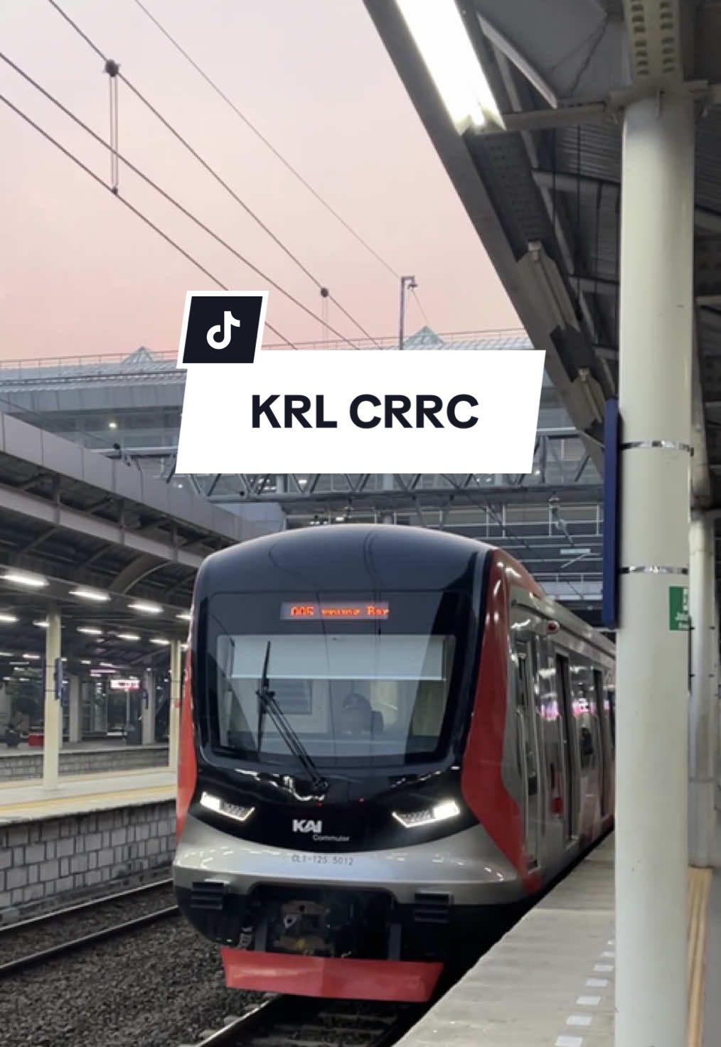 KRL buatan CRRC QINGDAO SIFANG dengan seri SFC120-V (CLI-125). #kai121  #keretaapiindonesia  #krl  #jakarta  #fyp 
