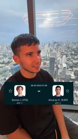 Sinner VS Alcaraz #deportes #tenis 