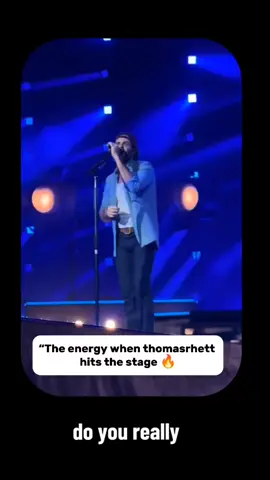 The energy when thomasrhett hits the stage ⚡ #thomasrhett #countrymusic #foryou  #stageperformance 