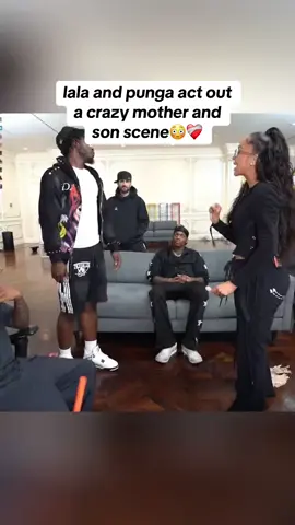 lala and punga act out a crazy mother and son scene😳❤️‍🩹#kaicenat #mafiathon3 #lalaanthony #fyp #viral 