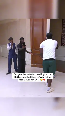 Dez genuinely started crashing out on Kai because he thinks he’s choosing Rakai over him 24/7 😢💔 #dez #kaicenat #rakai #mafiathon3 
