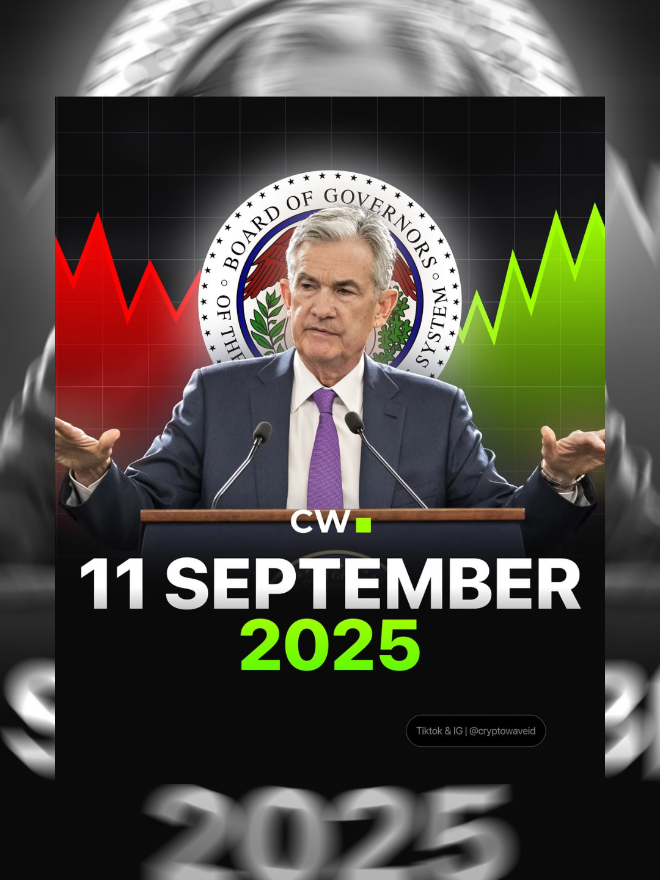 Awas Guncangan Market! Data CPI AS akan kembali rilis pada tanggal 11 September 2025 pukul 19.30 WIB #cpi #jeromepowell #crypto #bitcoin #cryptowave 