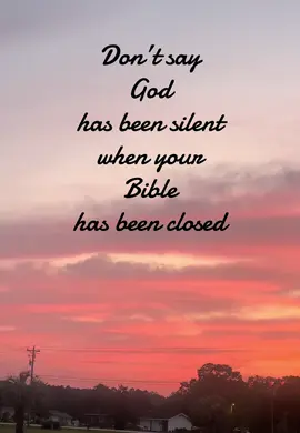 This really hit me hard! God is always the same. I can’t say God is silent if I don’t open my Bible to read His word! #openyourbible #bible #godisclose #biblestudy 