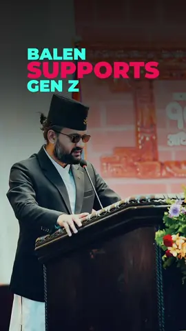 Mayor Balen posted a social media status in support of Gen Z. #balen#genz #ronb #update 