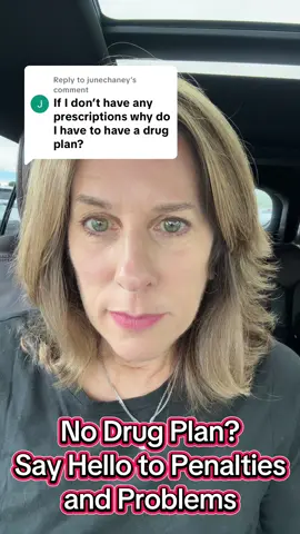 Replying to @junechaney please, never go without a drug plan. Follow us on YouTube and join our private Facebook group for all things Medicare. #medicare #medicaresupplement #partd #medicareadvantage #irmaa  