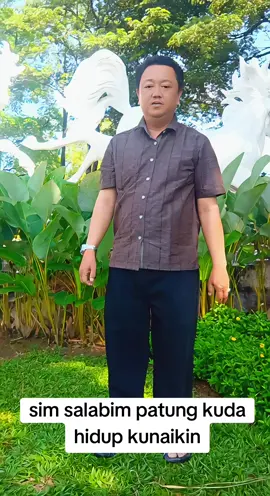 SIM salabim patung #kuda jadi hidup kunaikin