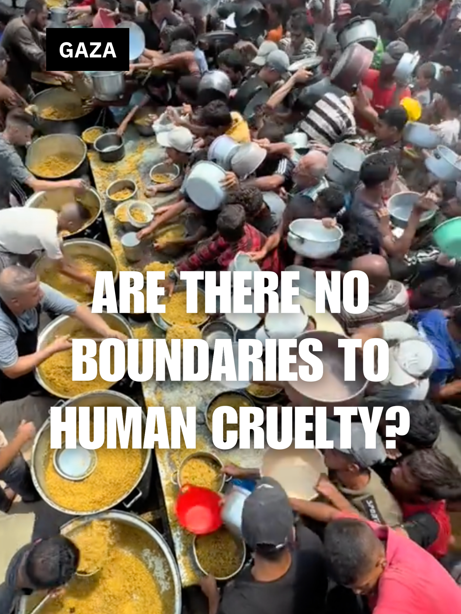 Are there no boundaries to human cruelty? When starving a population becomes a tactic of war, we are no longer witnessing an armed conflict but the collapse of every moral line we once claimed to uphold. This is not strategy; it is savagery. And history will remember the silence. Shame on us all for letting it happen in plain sight and openly choosing to look away. #Gaza #Palestine #Israel #Children
