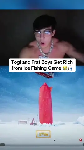 Ice Fishing Game Made Togi and Frat Boys Rich #streaming #kickstreaming 