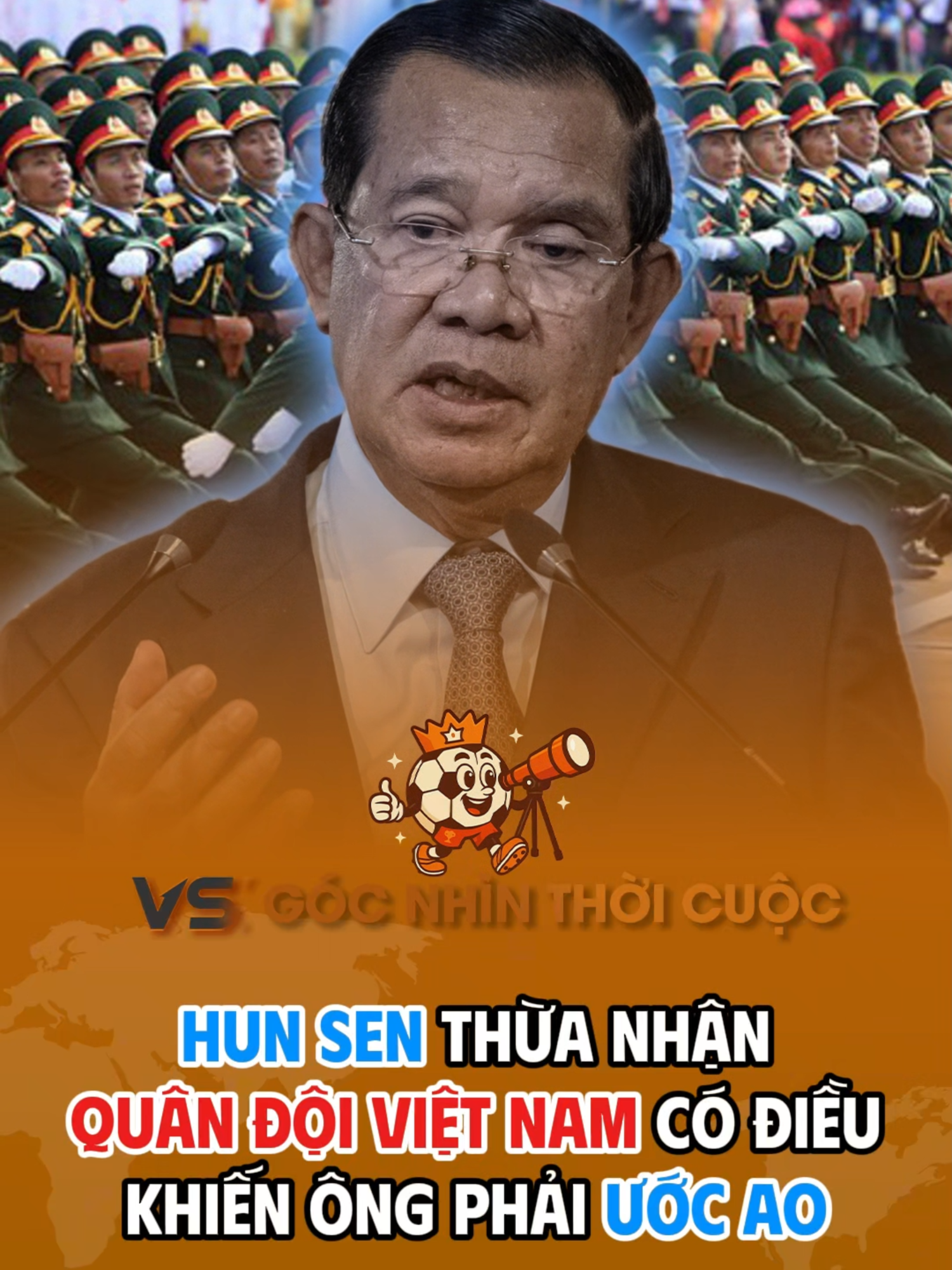 Hun Sen thừa nhận quân đội Việt Nam có điều khiến ông phải ước ao #xuhuong #chinhtri #viral #vietnam #hunsen #camphuchia