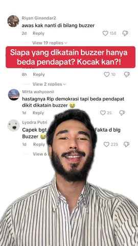 Demokrasi apaan kalo beda pendapat dikit dikatain buzzer, selisih dikit diktain ternak mulyono padahal yg bikin mulyono 2 periode mreka. Sebenernya dengan tidak memberikan mreka kesempatan untuk jadi penguasa, kita sudah menyelamatkan Indonesia. Terutama menyelamatkan minoritas dari kelompok ekstrimis yang kerjanya neror sana sini. Ngerti kan kalian sekarang? Mreka emang sejahat itu sih. Manfaatin org org yang butuh perhatian khsus demi ambisi mreka. Hati hati jangan sampe orang tua kalian terdoktrin aliran aliran sesad yang mengatasnamakan agama atau jihad.  #buzzer  #viral #trending #netizen #netizenindonesia 