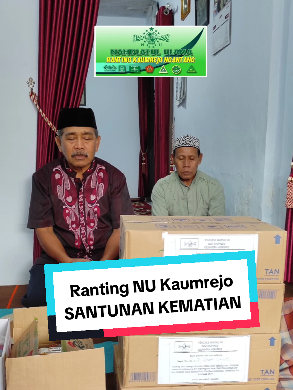 PENTASYARUFAN KEPADA (almh) IBU.TRI WINARTI RT.4 DUSUN PRABON 1 DARI RANTING NU KAUMREJO #shorts #fouryoupage #viral #santunan #kematian 