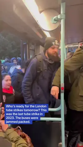 Who’s ready for the tube strikes tomorrow?  For licensing please DM us.  #tube #tubestrikes #londonunderground #tfl #fyp 