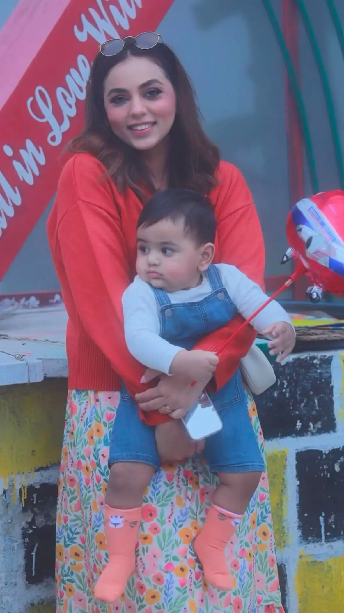 The cutest mommy with her Nael 🤍 #maryamnoor #fyp #lollywood #1millionaudition #pakistanicelebrities 
