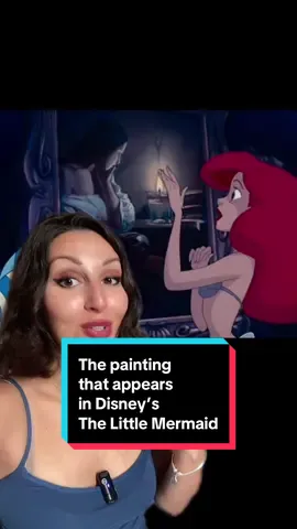 All about the painting that appears in Disney’s The Little Mermaid #thelittlemermaid #arthistory #arttiktok #DidYouKnow #funfacts 