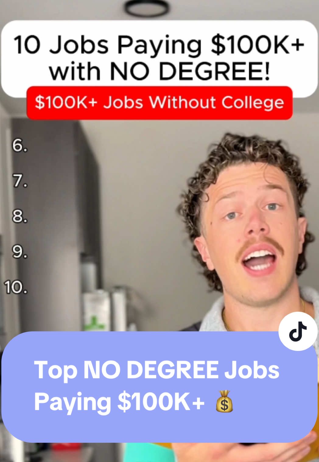 College isn’t the only path to six-figures! These are 10 jobs paying $100K+ with NO DEGREE! While these jobs may require certain skills, certifications, or experience, the barrier to entry is much lower than college. Stay tuned for part 2 dropping tomorrow, I’ll reveal the top 5 jobs paying $100k+ with NO DEGREE! Does your job pay $100K+? #highpayingjobs #nodegree #salarytransparency #jobs #PersonalFinance 