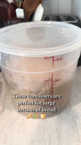 Take the guessing out of your dough doubling in size with these straight sided containers! #homemadebread #proofingdough #homemaker #microbakery #cottagebaker 