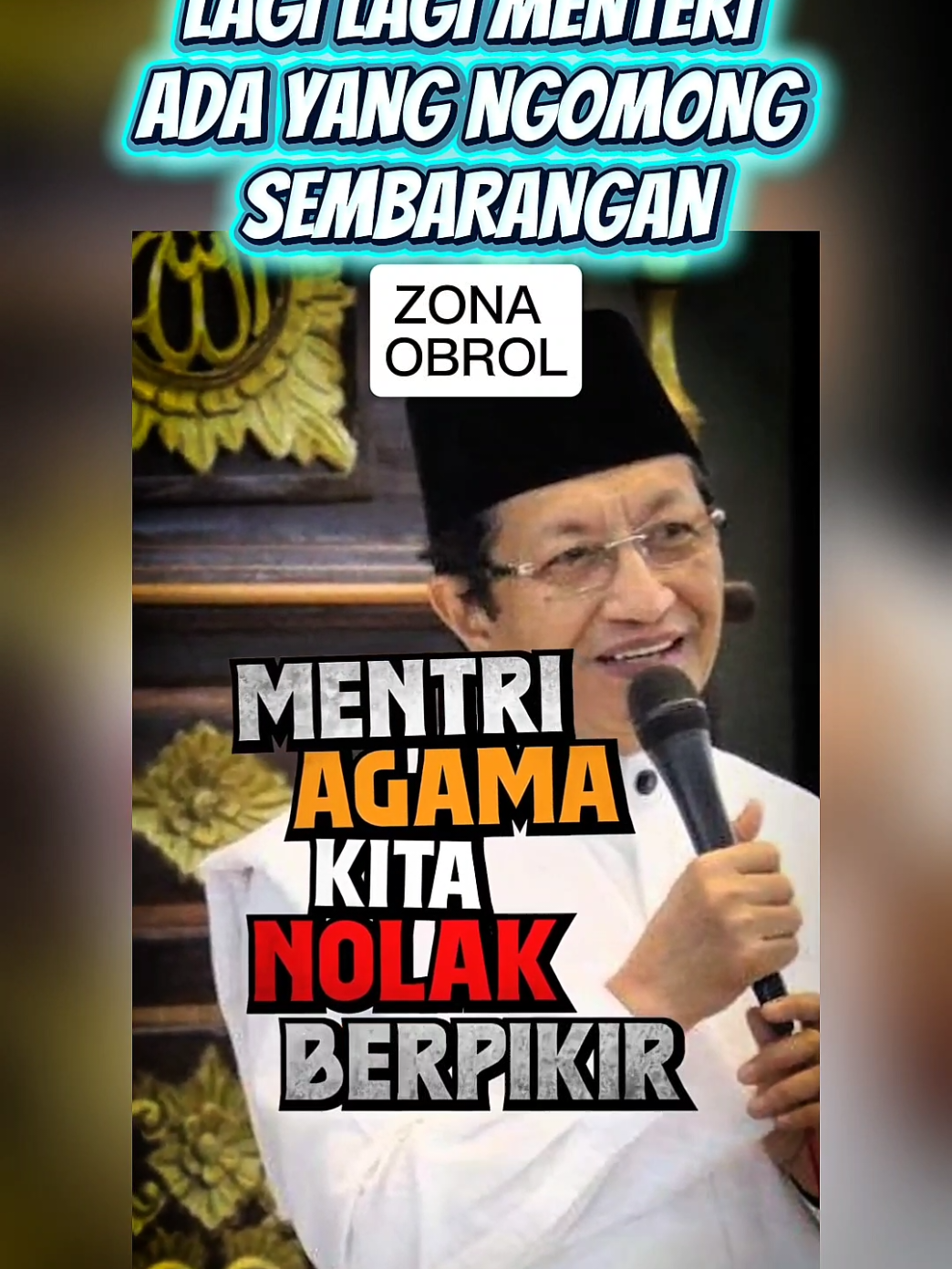 DASAR KURANG SEKOLAH MULUTNYA!!🔥 Menteri Agama Kaya ga punya moral!! #menteriagama #gajiguru #gaji #guruhonorer #fyp 