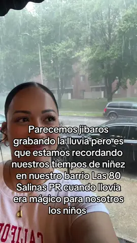 La lluvia nos trae bellos recuerdos de cuando éramos niños en nuestro barrio las 80 que mucho gozábamos de la lluvia, corríamos descalzos, escuchábamos la lluvia como caía en el zinc(techo), nos mojabamos y éramos felices!!! #lluvia #tormenta #aguacero #las80 #fyp 