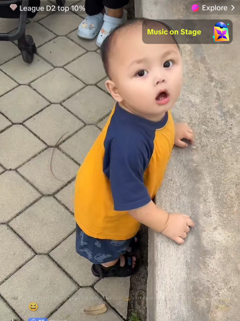 Baby Gibran👶🏻🍅🥰💖 #babygibran #babytomato #gibran #cutebaby 