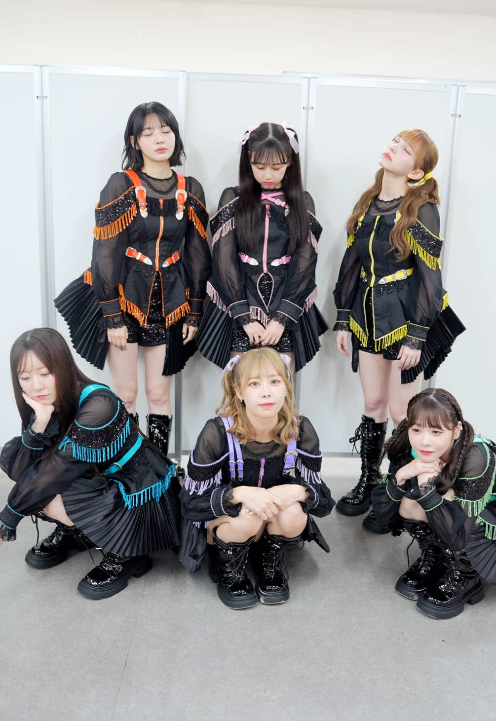 まさかの撮影拒否ムード⁉️ @松本かれん（ FRUITS ZIPPER ） @おすず @早瀬ノエル (FRUITS ZIPPER) @るなぴ @月足天音あまねきFRUITSZIPPER @真中まなふぃーちゃん @櫻井優衣  #FRUITSZIPPER  #ふるっぱー  #ピポパポ 