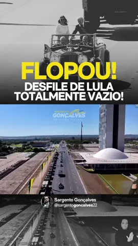 FLOPOU!🤣👍🏼 DESFILE DE LULA TOTALMENTE VAZIO!  Nem com pão e mortadela a militância apareceu! #7desetembro 