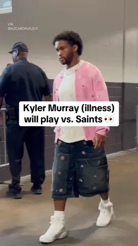 Michael Jordan flu game incoming? 🤒 #nfl #arizonacardinals #kylermurray  (via @Arizona Cardinals)