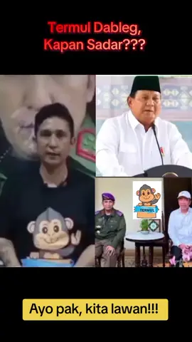 Termul Dableg!!! #termul #prabowo #indonesia🇮🇩 #monkey 
