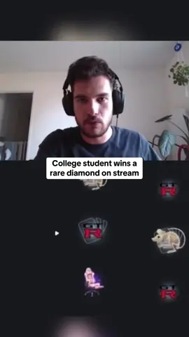 College student wins a rare diamond on stream #kickstreaming 
