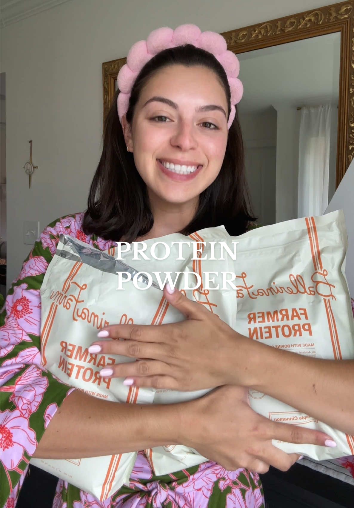 not sure how but our favorite protein is still IN STOCK! nothing will ever beat this #proteinpowderreview #ballerinafarm #cleaningredients #proteinshake 
