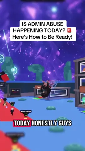 Is Admin Abuse happening today in Roblox? 🚨 Sammy usually runs another event right after the update, and with 8x luck coming you NEED to be ready. 💎 Make sure your base has space, cash stacked, and join early so you don’t miss it! Follow for daily Roblox updates, Admin Abuse news, and tips so you never fall behind. #AdminAbuse #Roblox #RobloxUpdate #RobloxEvent #RobloxTikTok #RobloxNews #RobloxTips