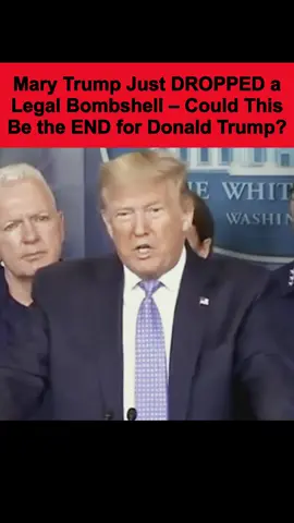 Mary Trump Just DROPPED a Legal Bombshell – Could This Be the END for Donald Trump?#trump #breakingnews #usanews #hollywood 