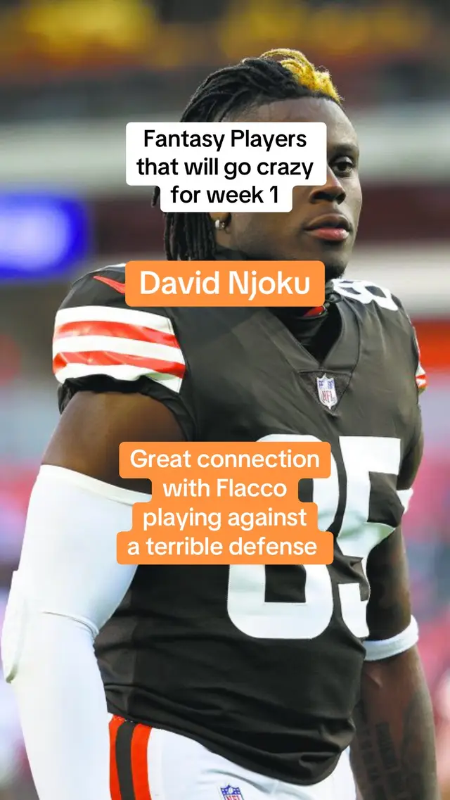 These are players that I think will be amazing for week 1 use these players for regular fantasy leagues or for daily fantasy.