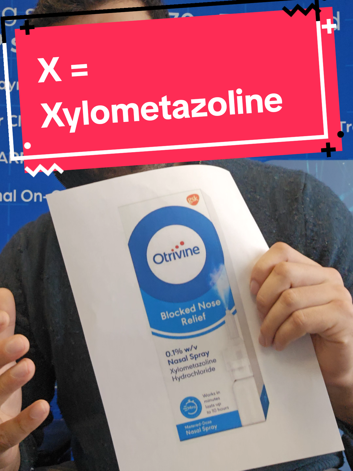 X is for Xylometazoline! What would like me to cover for Z next week? #pharmacy #pharmacist #nasalcongestion #medication #doctor 