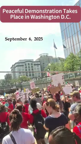 Citizens Participate in a Gathering in Washington D.C.  #WashingtonDC #Protest #wearealldc #viraltiktok  