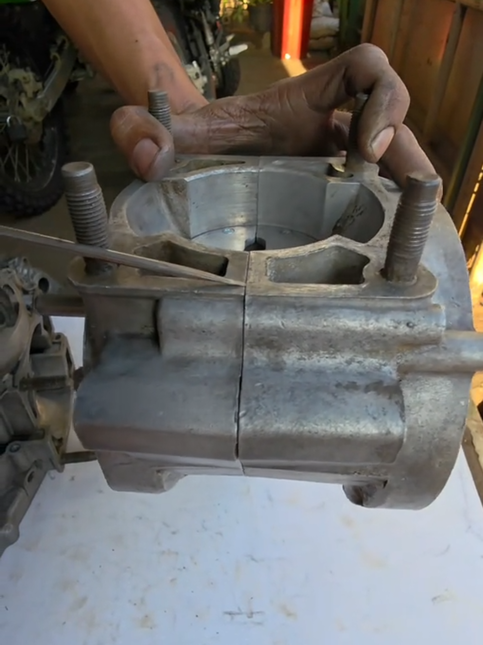JANGAN TUKAR CRANKCASE #rxkingindonesia #ninjass #mio #vario #mxking150 