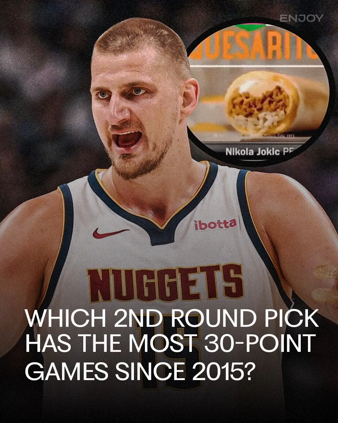 Have you checked out the latest Enjoy x Sporcle video yet? #NBA #jokic #basketball #trivia 