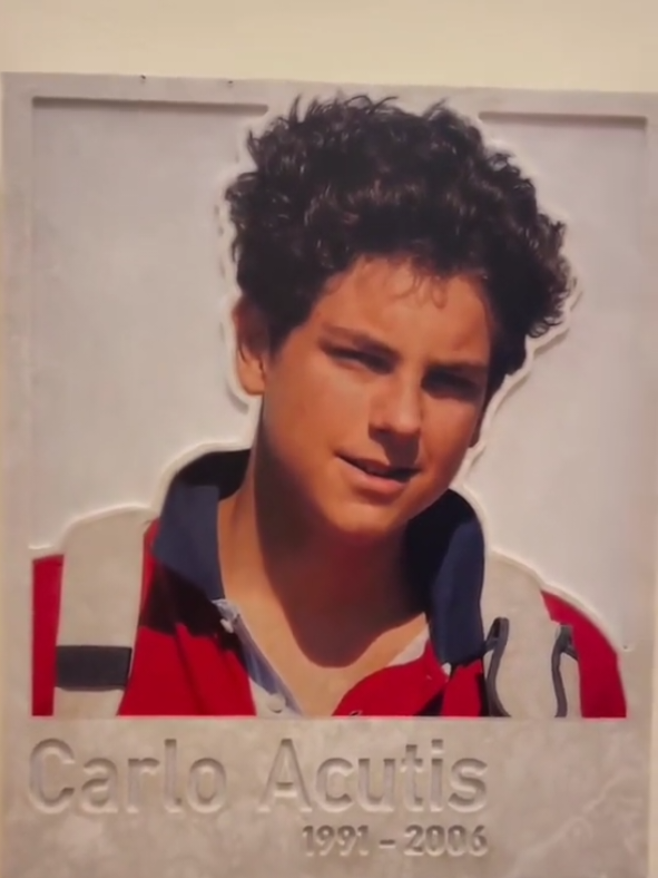 Santo Carlo Acutis... harohan mai ami🙏 Ohin dia 7 setembro 2025 Papá Leo XIV canonica Nia Santo.