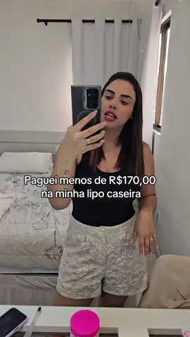 Fiz minha lipo em casa usando o creme rosa  #cremerosa #mulher #gordura #creme #flacidez 