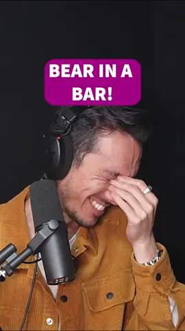 Bear in a bar