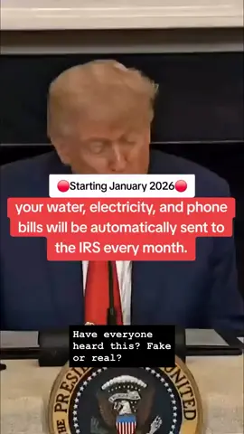 #Your water electricity and phone bills will be automatically sent to the IRS every month 🤔. #🇺🇸🇺🇸🇺🇸 